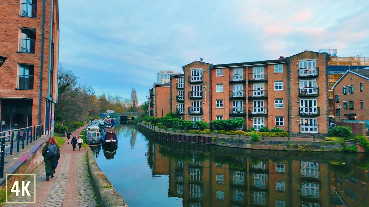 London Walk | Victoria Park to Canary Wharf 4K