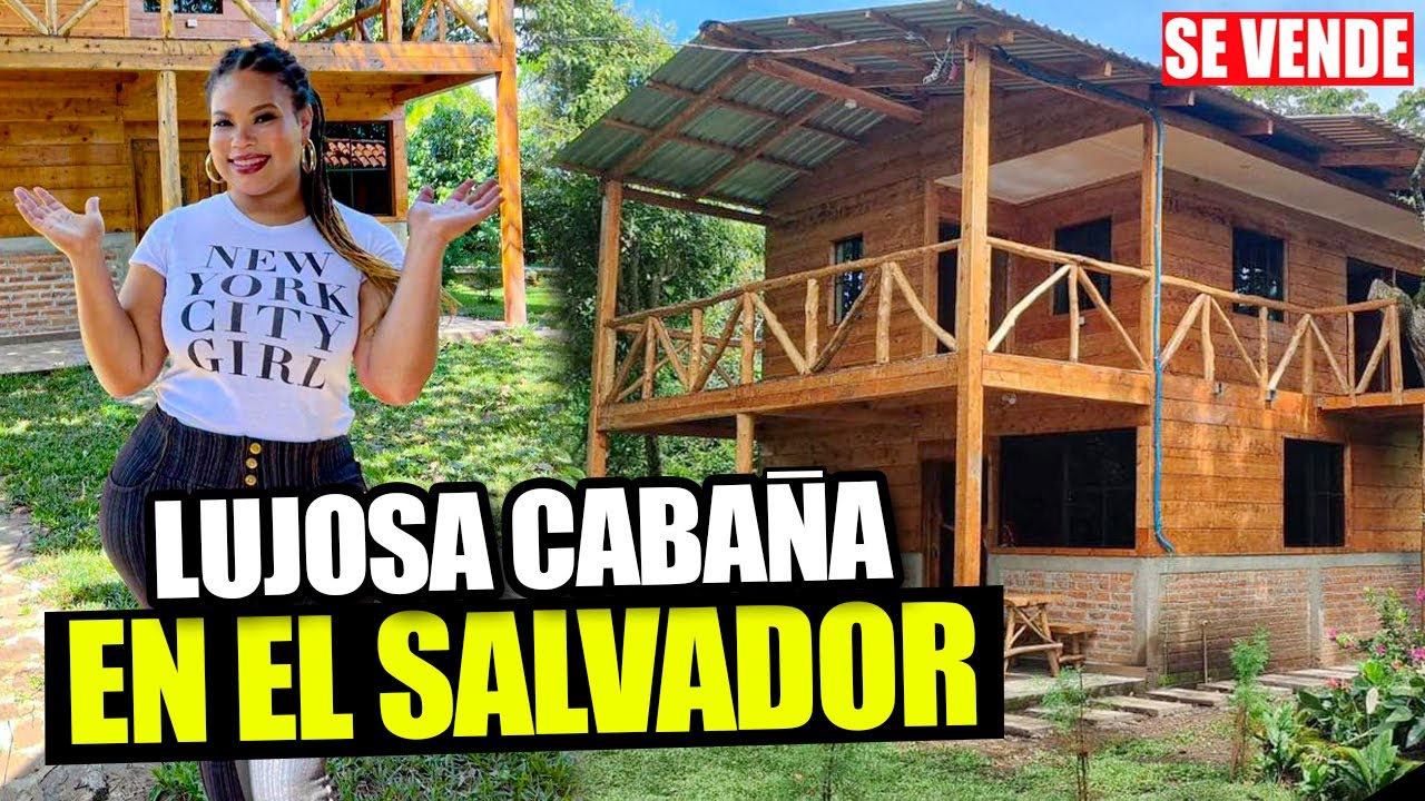 SE VENDE CABAÑA DE 2 NIVELES + UN TERRENO  POR $185,000 NEGOCIABLE