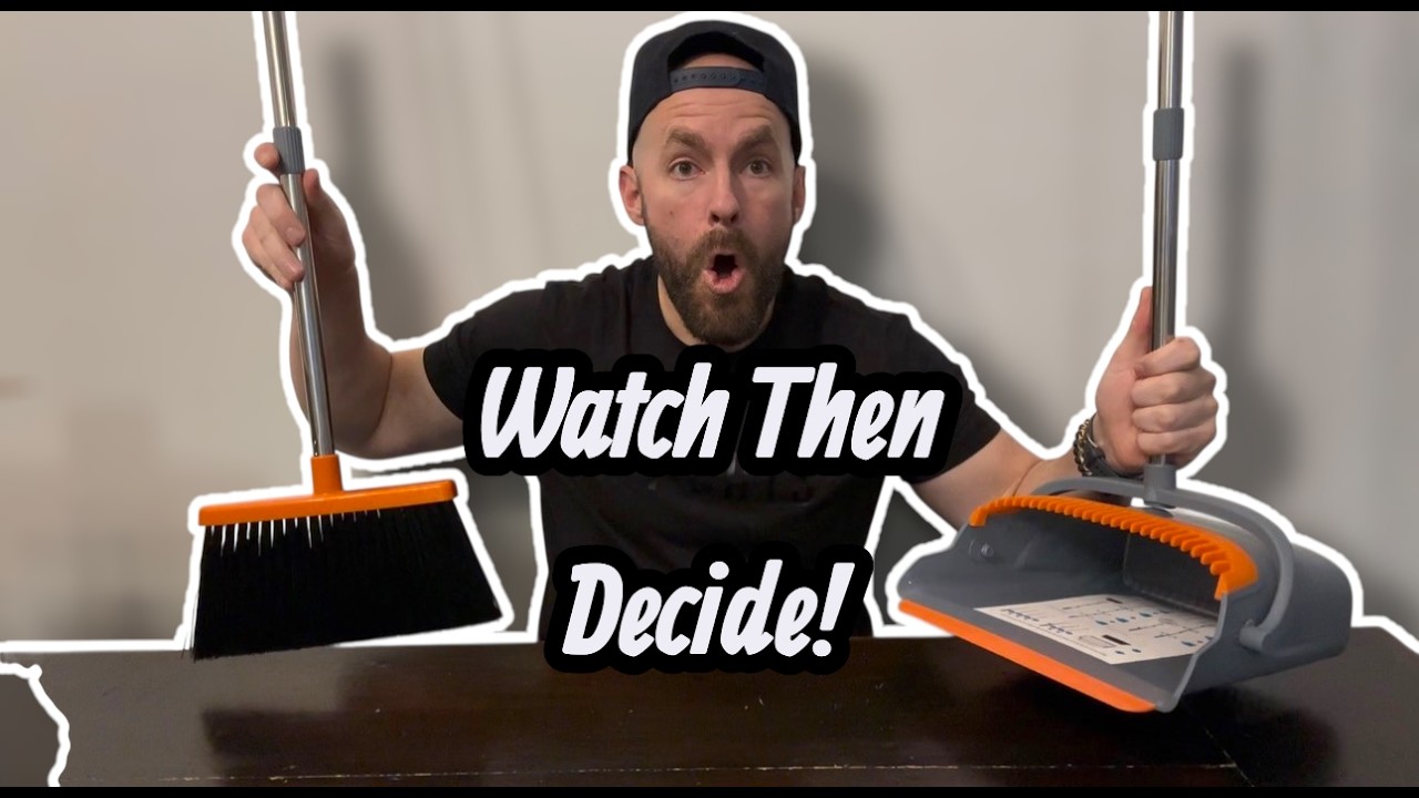 Watch Then Decide - Broom and Dustpan Set!