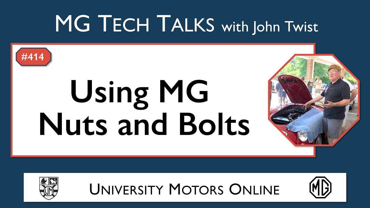 414 MG Tech | Using MG Nuts and Bolts