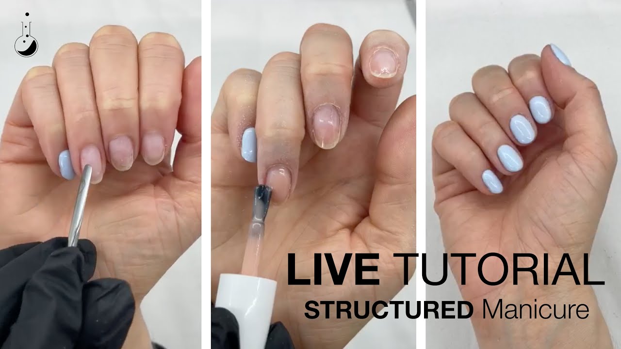 Structured Manicure with JimmyGel & P+ Gel Polish by Jojo Wickens | LIVE Tutorial Recording