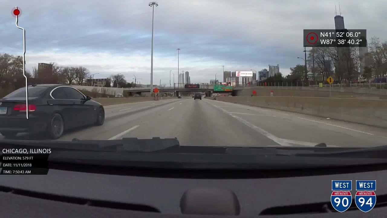 Dan Ryan Expressway Inbound (I-90/I-94 WB), Chicago's South Side to Downtown Chicago | VirtualRoad