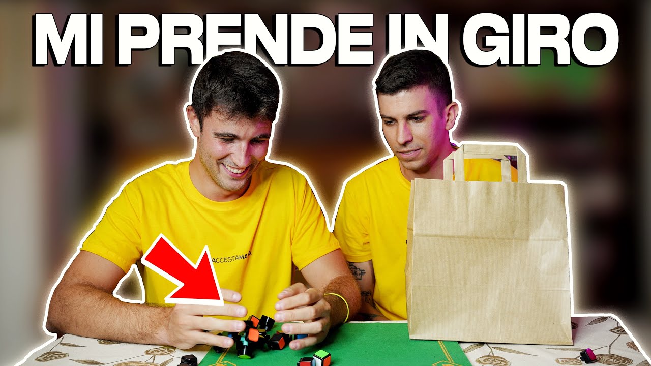 MAGO COMICO MI FA UNA MAGIA COL CUBO