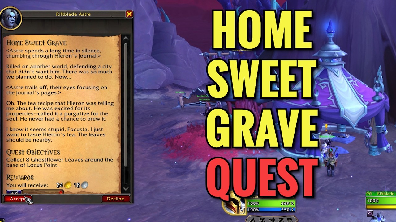Home Sweet Grave Quest (WoW Midnight)