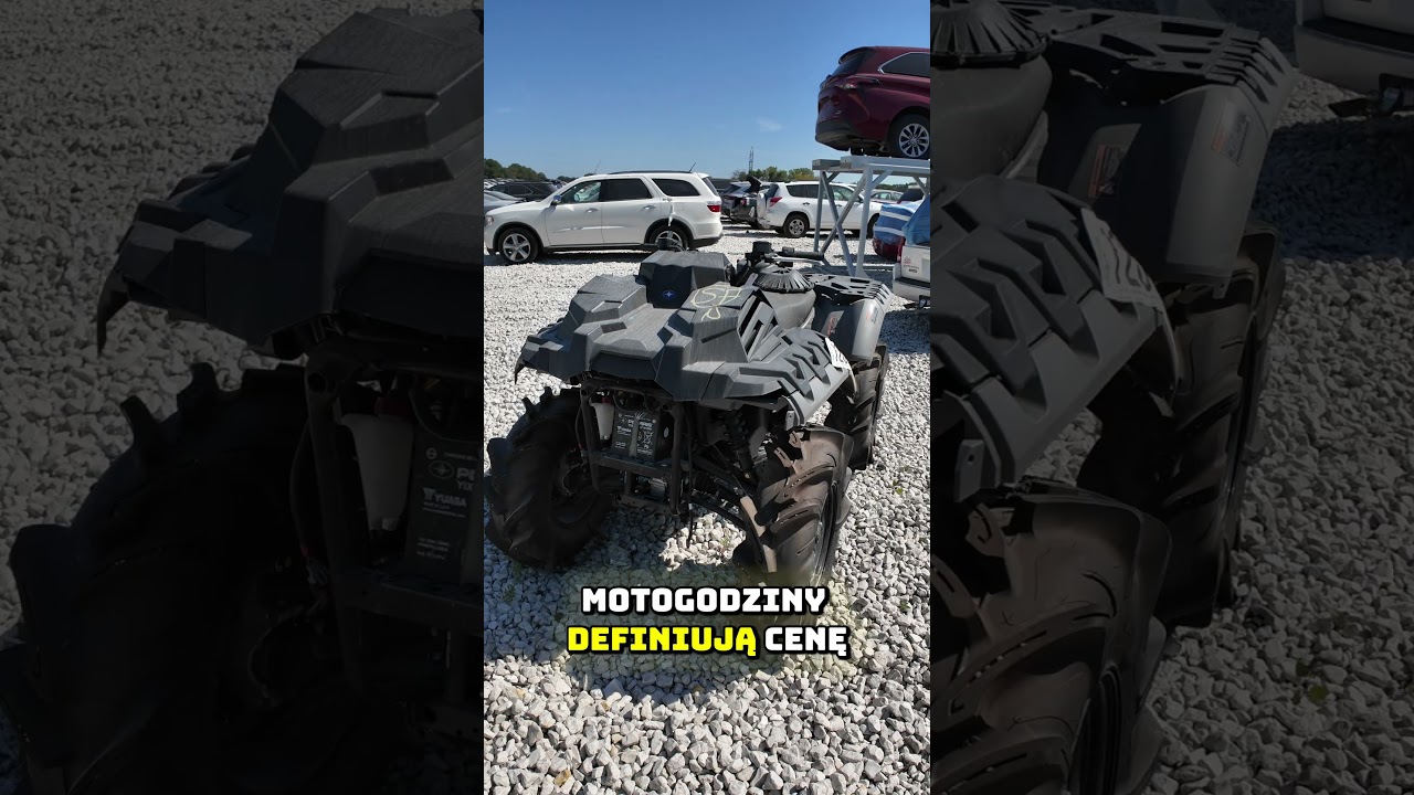 Quad Polaris Highlifter gotowy na błoto 💪🌪️Takie zabawki kupujemy na COPART