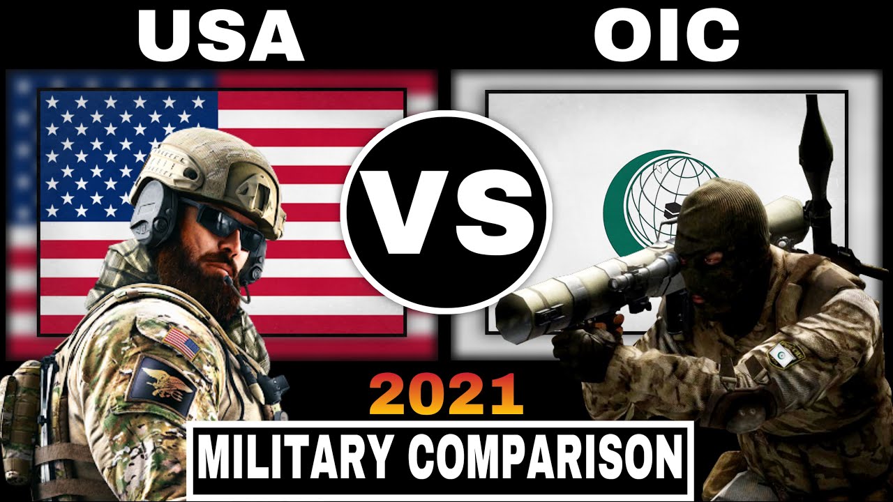 USA vs OIC military power comparison 2021
