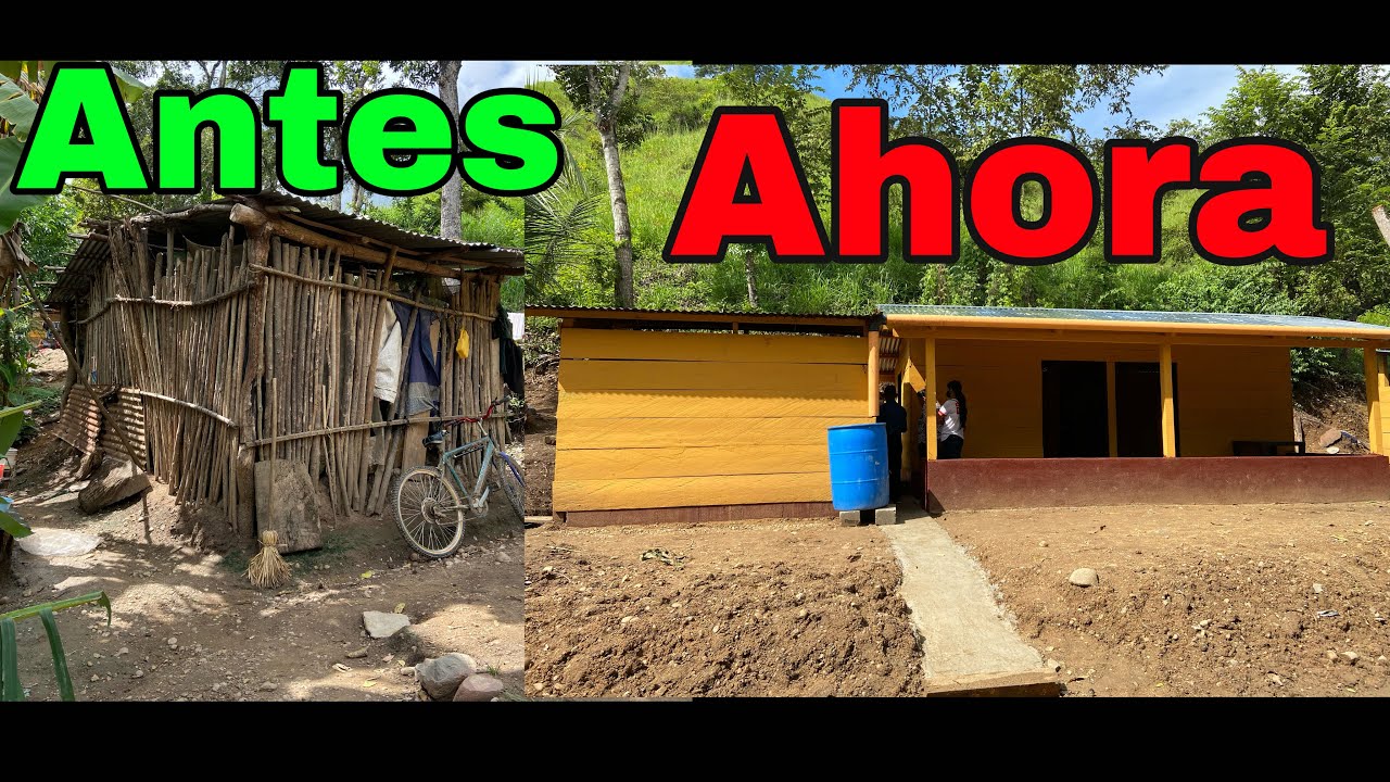 🔴 Así  quedó la casita de don Goyito...Antes-Ahora