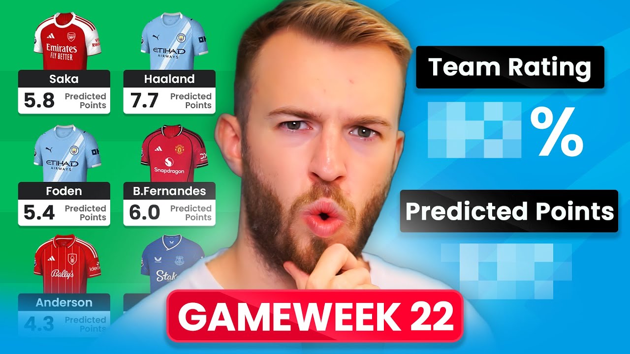 BRUNO FERNANDES IN!? | MY FPL GW22 TEAM SELECTION | BEST RANK 1,290th! | FPL 25/26