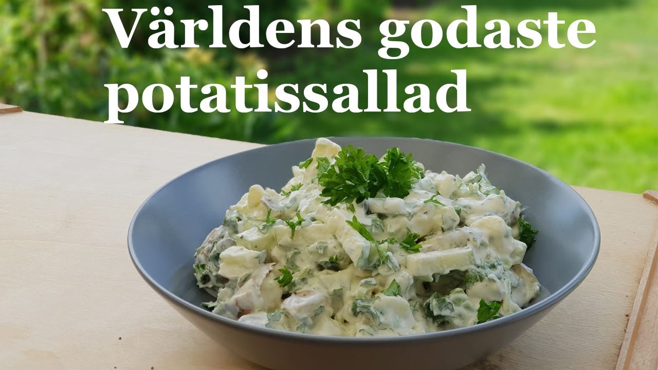 Världens godaste potatissallad med äpple och kapris