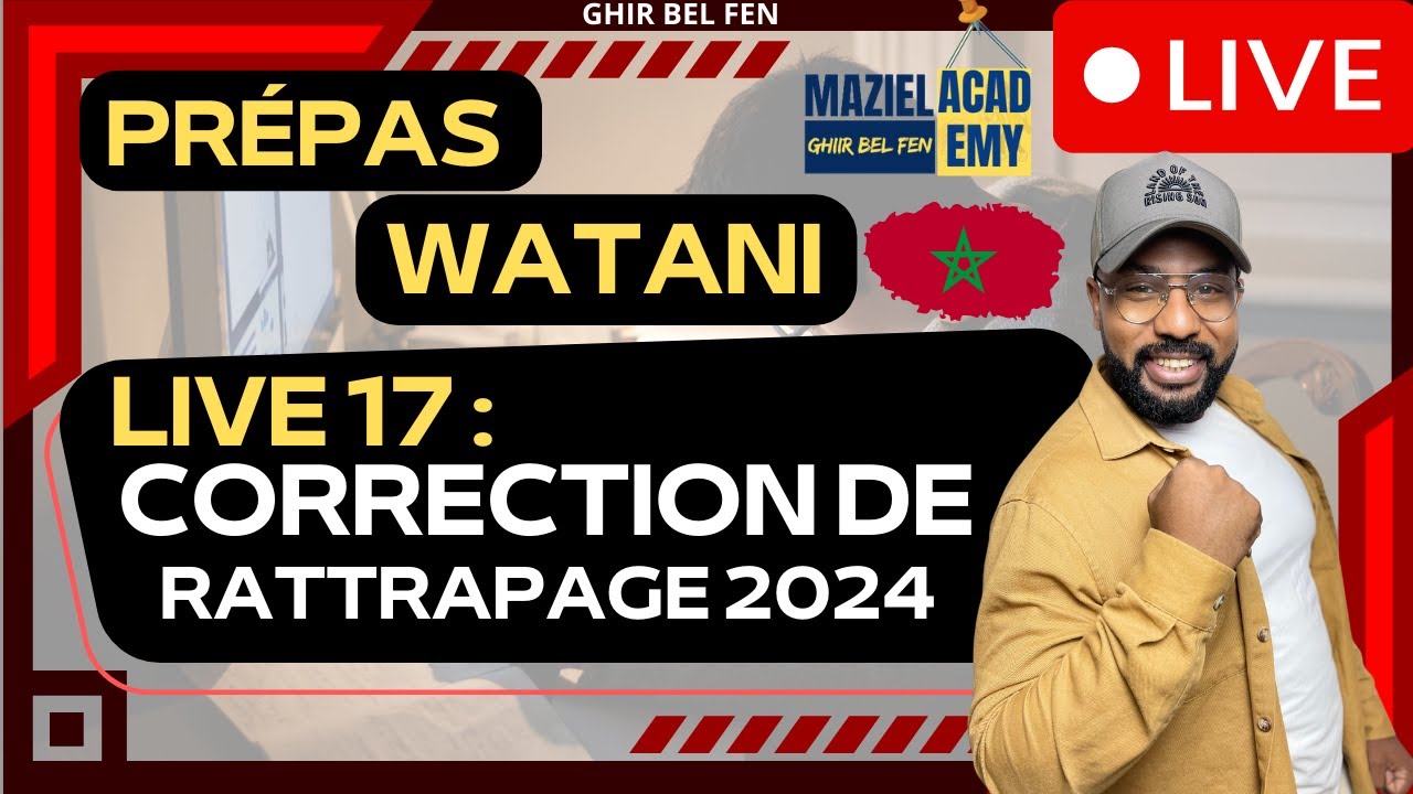 Live 17 : Correction de Rattrapage 2024