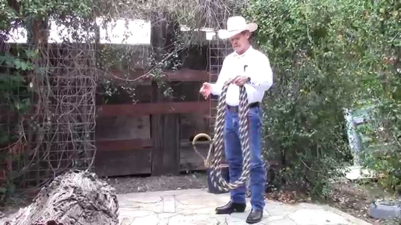 Hackamore Basics - How to tie the mecate to a bosal - Tip 1