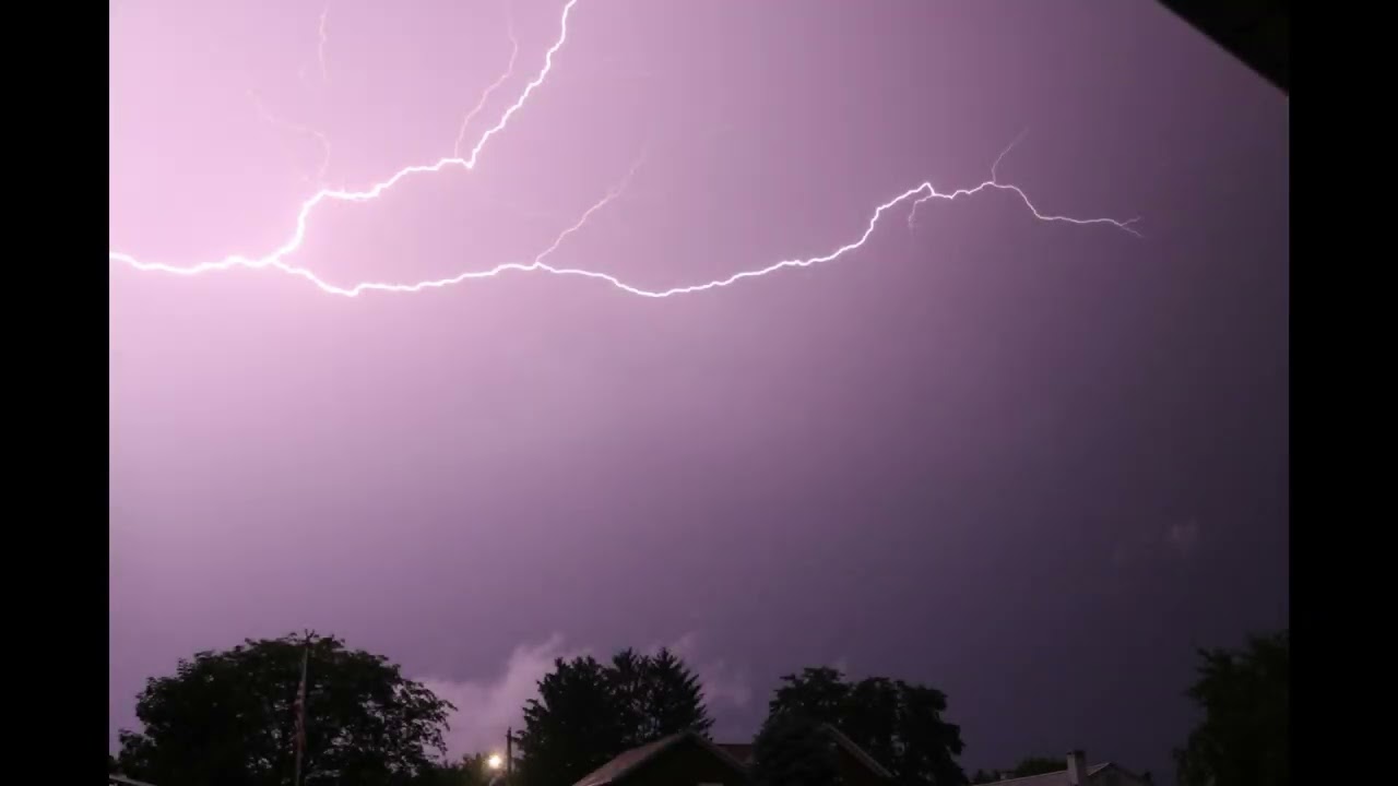 Lightning over Lock Haven Pa.
