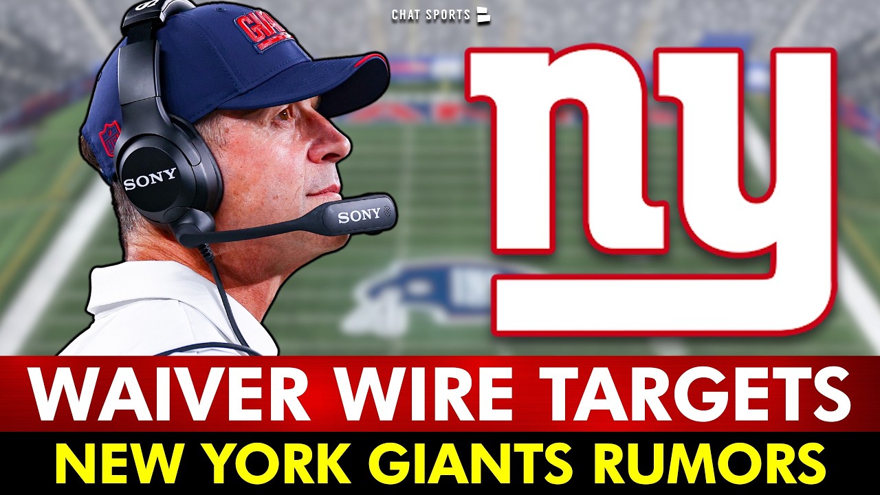 NY Giants Rumors: TOP Waiver Wire Targets At Positions Of Need