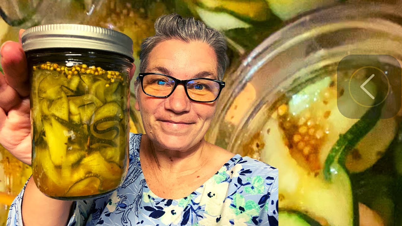 Zucchini Pickles Recipe | Bread and Butter Pickles Better Than Cucumbers!
