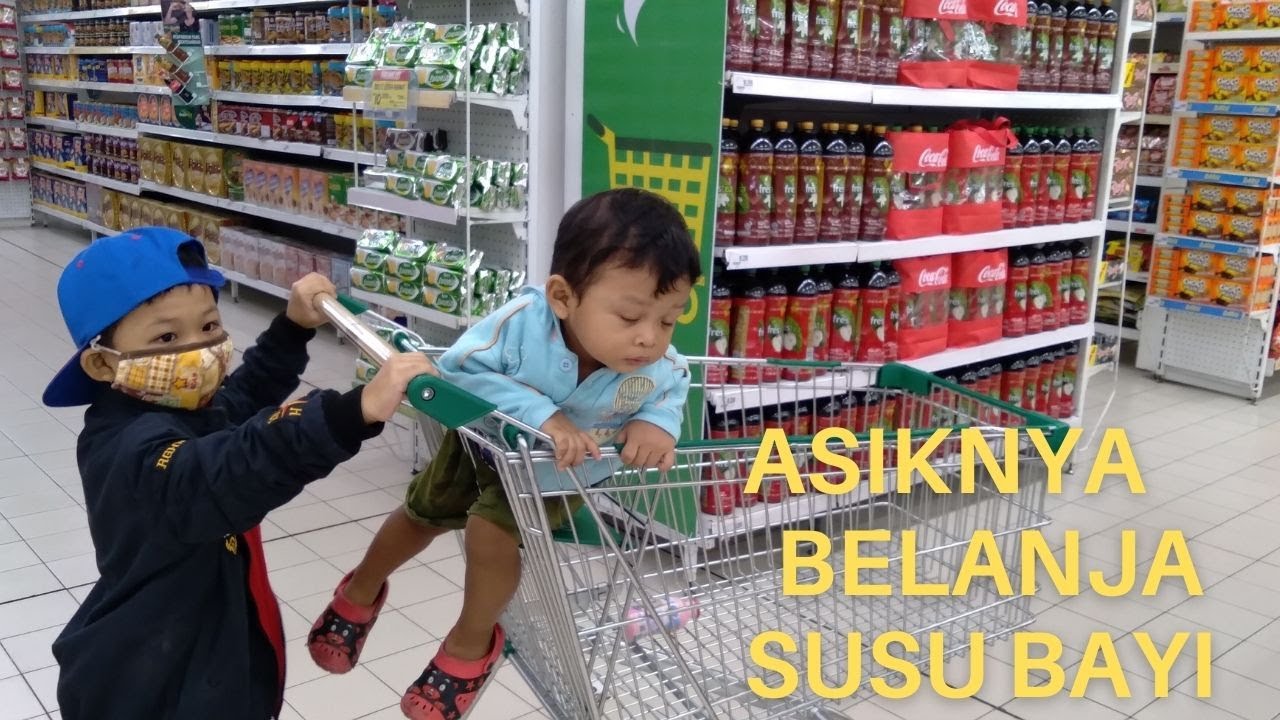 DRAMA SERU BELANJA SUSU DI SUPERMARKET 