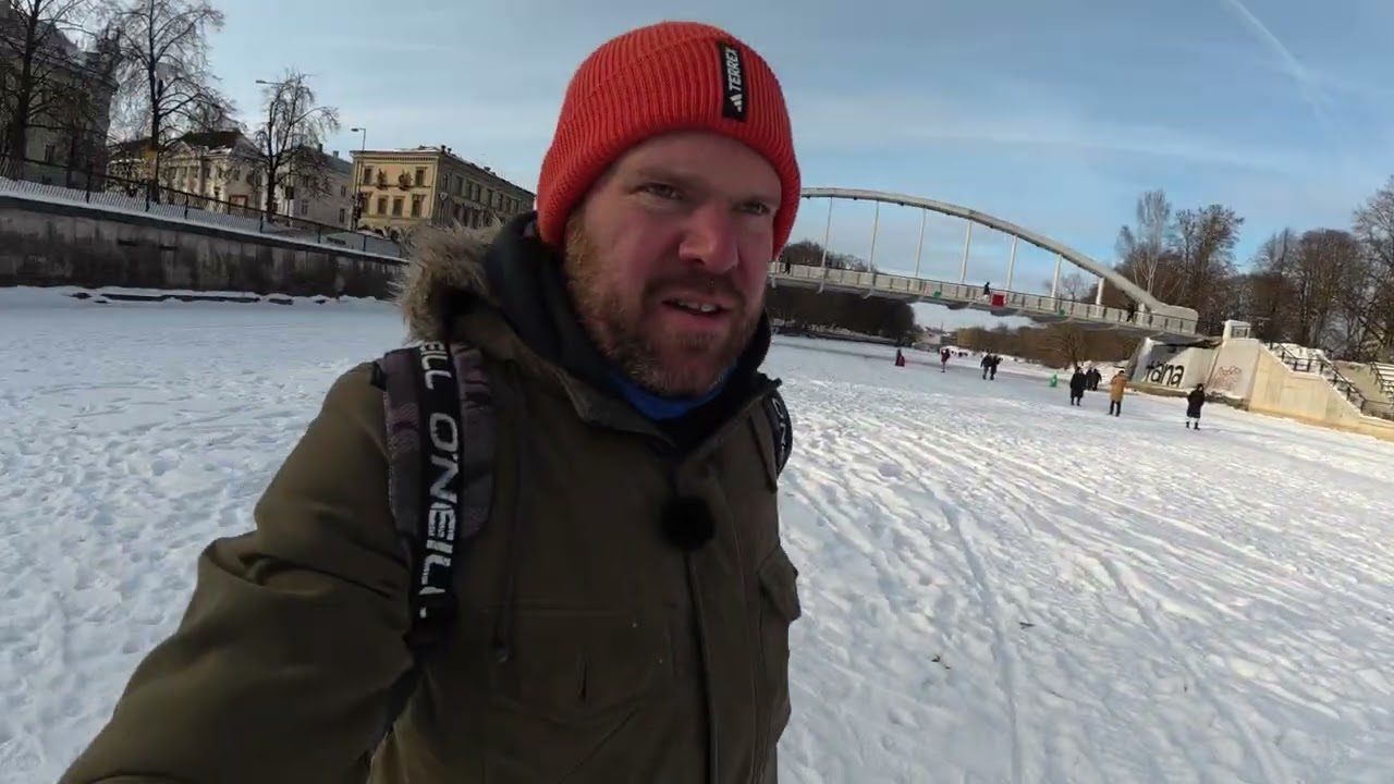 Kõndisin üle väga pika aja Emajõe peal.