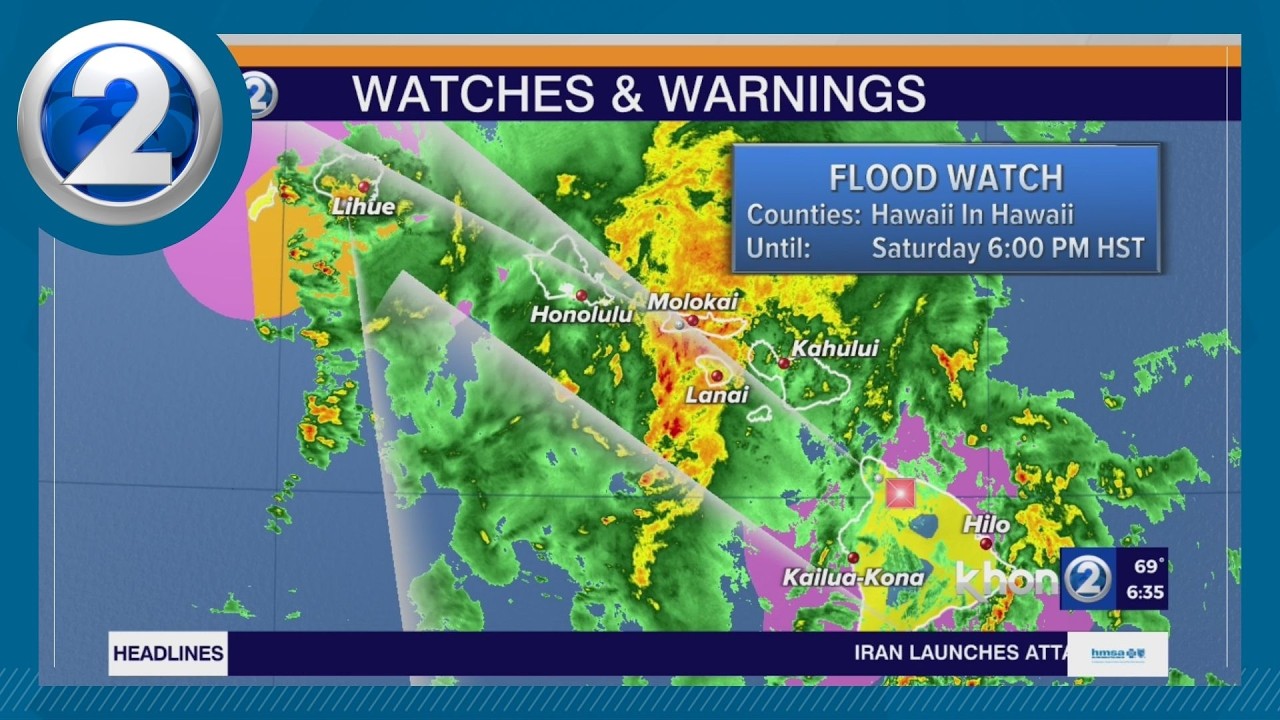 Meteorologist Patrick Blood Breaks Down Timeline of Powerful Kona Low