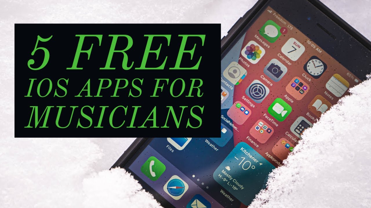 Top 5 free iOS apps for musicians