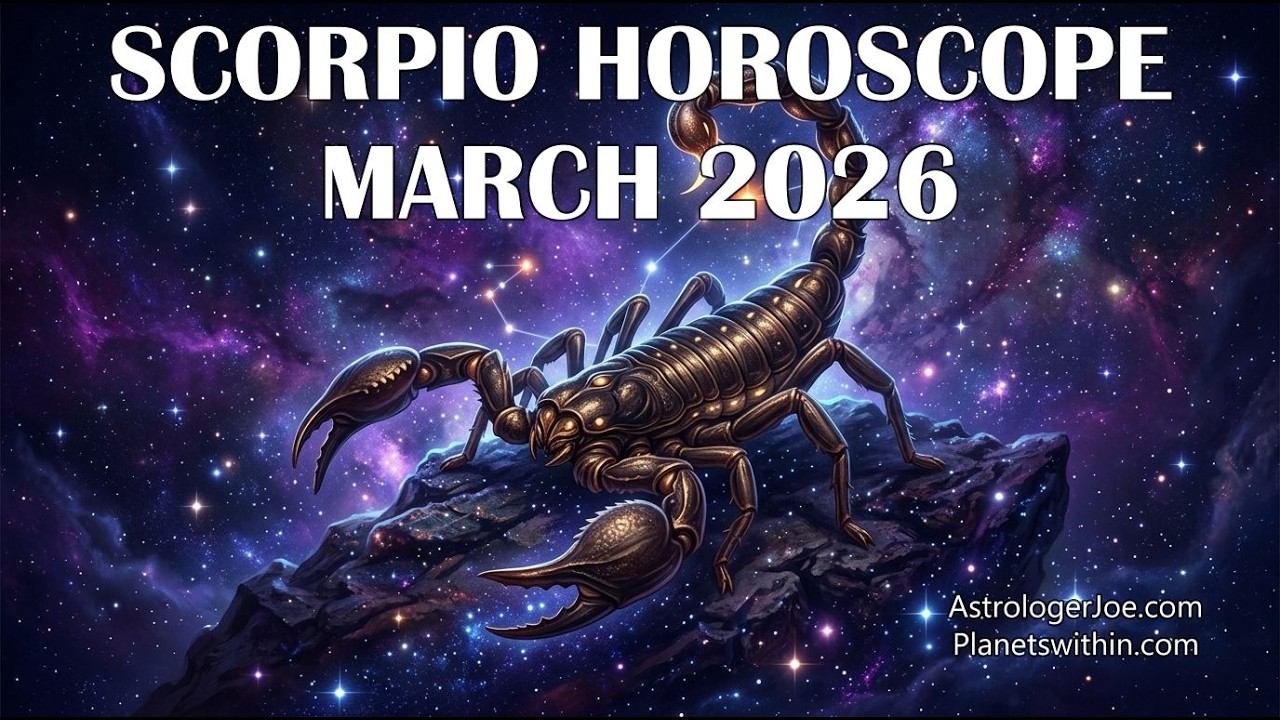 Scorpio Horoscope March 2026 - Astrologer Joseph P. Anthony