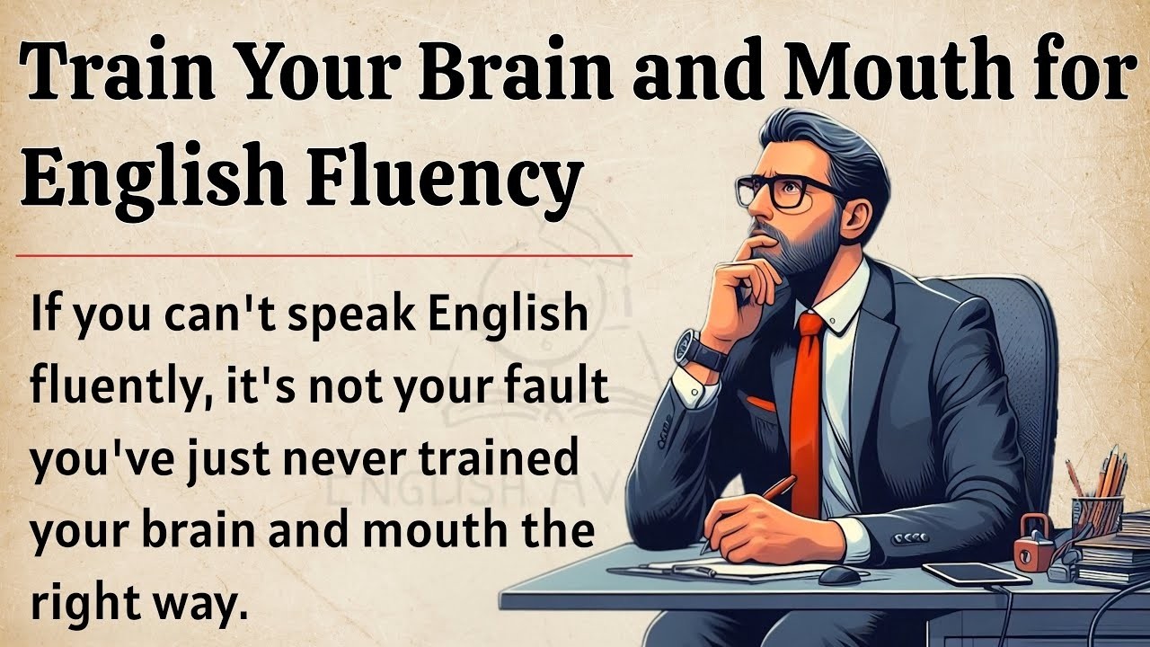 Train Your Brain and Mouth for English Fluency    Graded Reader    Speak Fluently English ✅