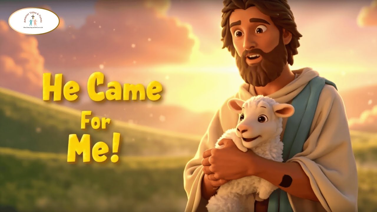 🐑 He Came For Me! 🙏 Lost Sheep Parable Kids Worship Song | Jesus Saves | Animated Christian Music🎶