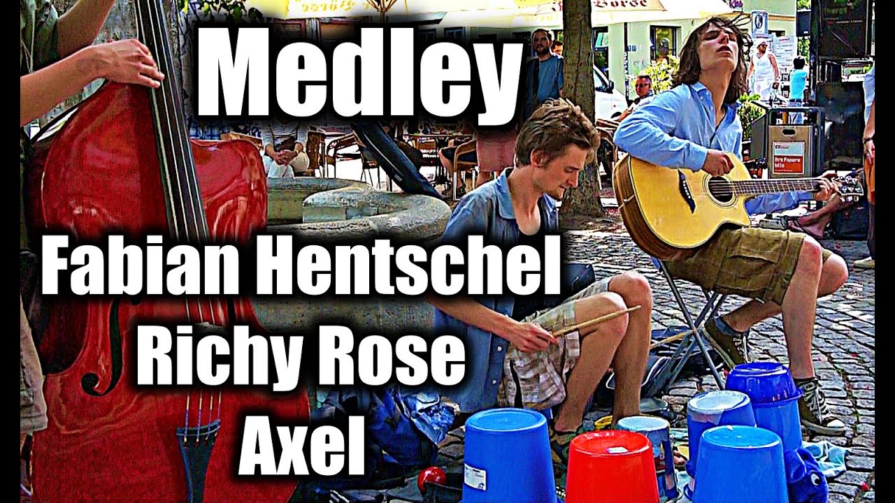 Straßenmusik der Extraklasse - Medley - Fabian Hentschel -Richy Rose -Alex- Erfurt 2012/ 2025