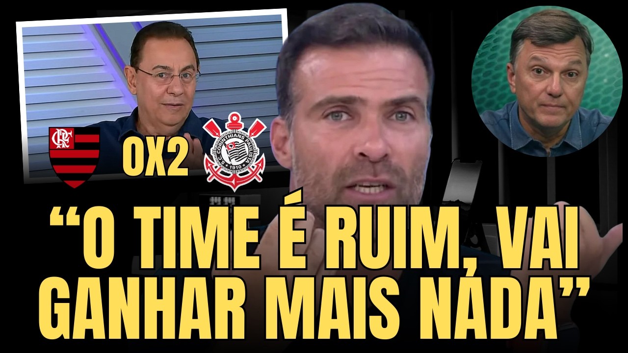 MAURO CEZAR BRAVO COM VITÓRIA DO CORINTHIANS | FLAVIO PRADO DESDENHA E TRETA DE PILHADO E CAZÉ