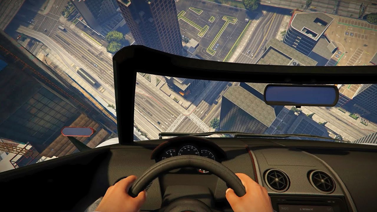 GTA 5: First Person Crashes & Falls Compilation