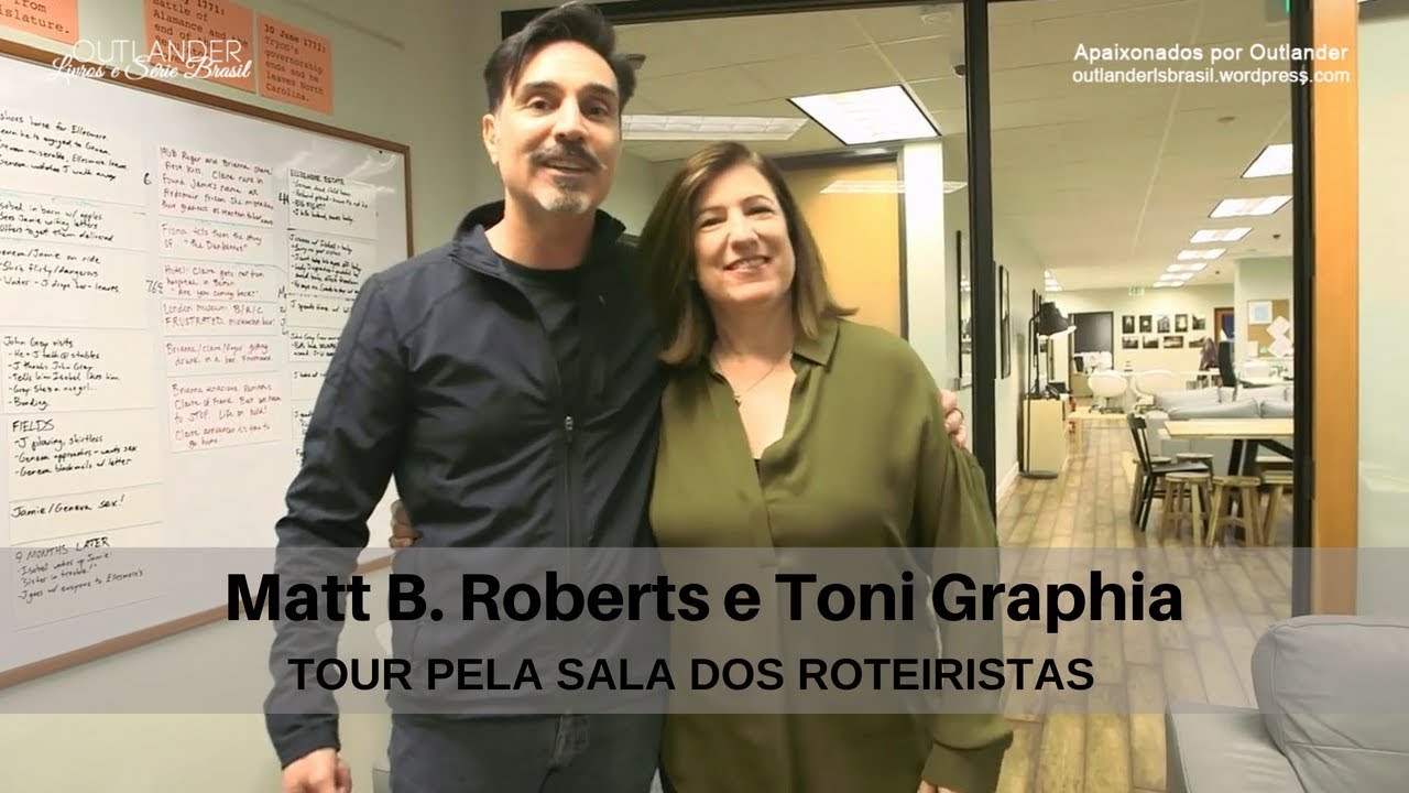 TOUR PELA SALA DOS ROTEIRISTAS | Toni e Matt Outlander