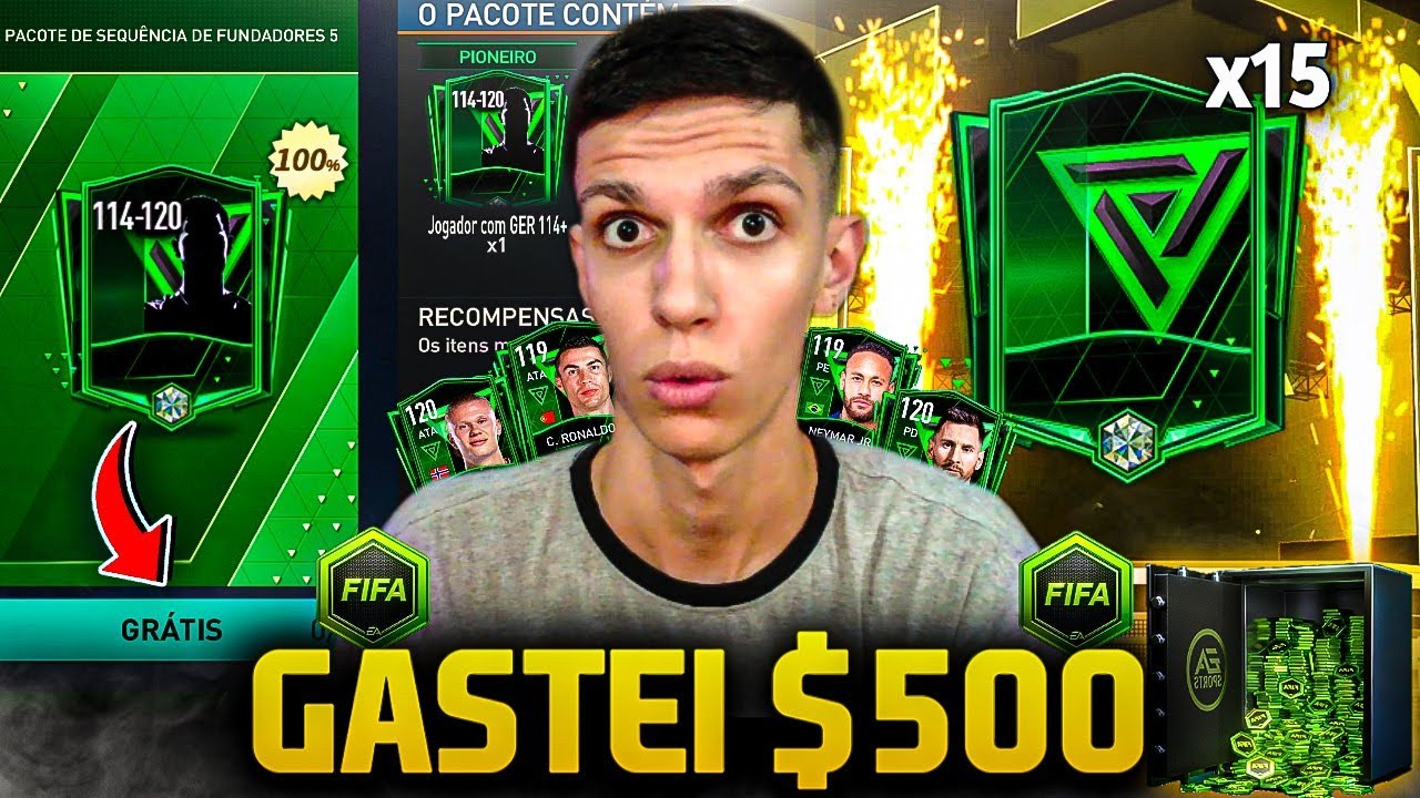 O MAIOR PACK OPEN DO EVENTO😱 GASTEI $500 E PEGUEI MUITOS PIONEIROS🔥