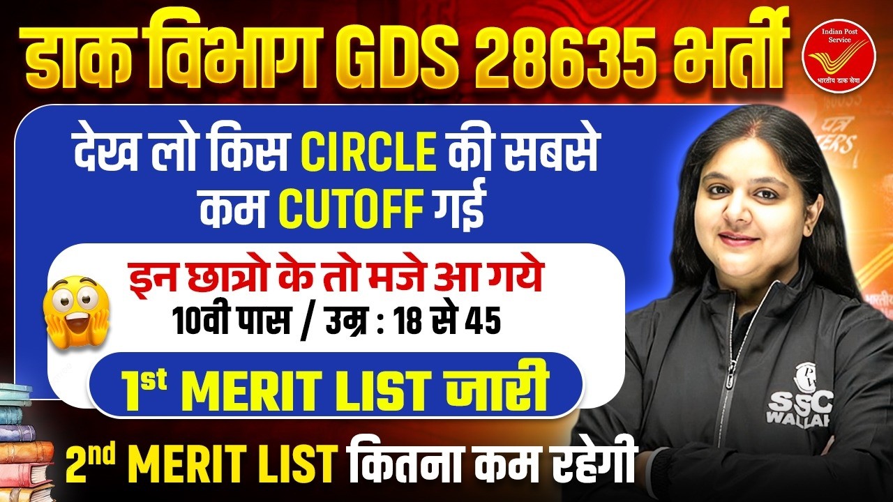 Post Office GDS Recruitment 2026 | 10वी पास | उम्र: 18 से 45 | Post Office Vacancy 2026 | SSC Wallah