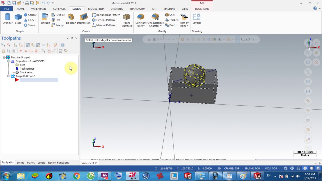 Tạo Phôi Và Tùy Chỉnh Máy Trong MasterCam ( Create Stock and edit cnc files )