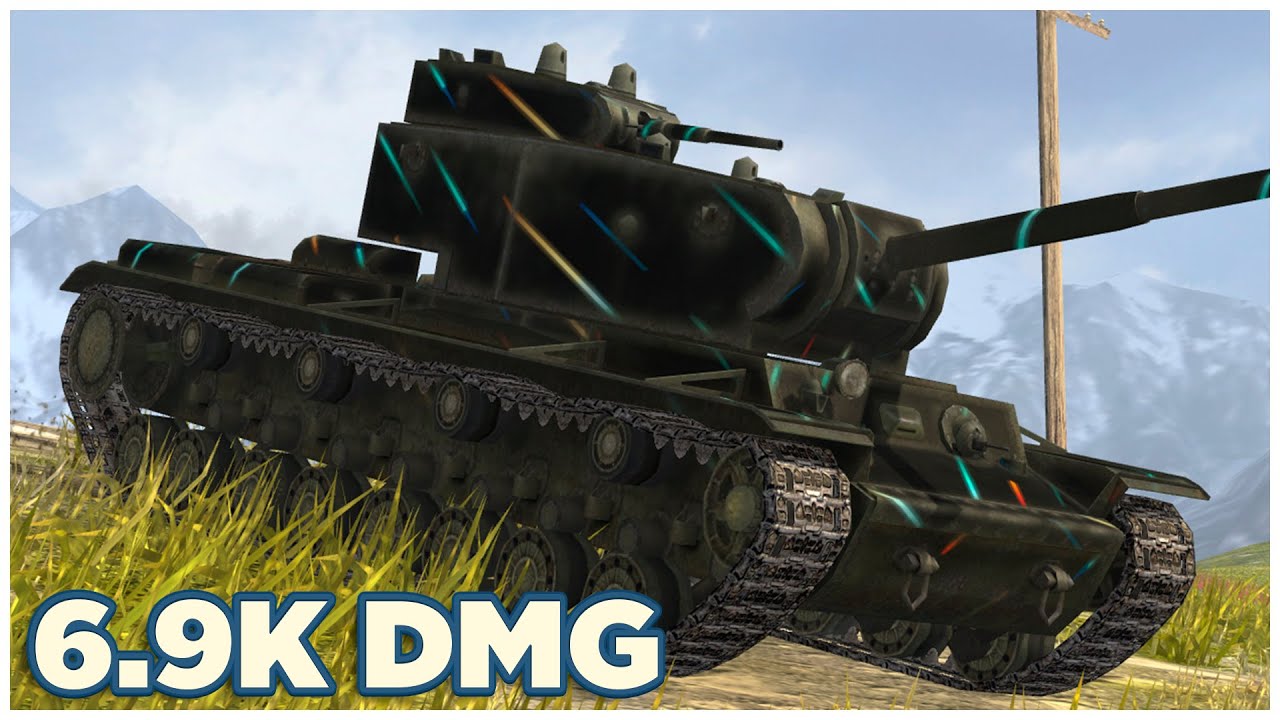 КВ-4 • 6.9К УРОНА • 6 ФРАГОВ • WoT Blitz