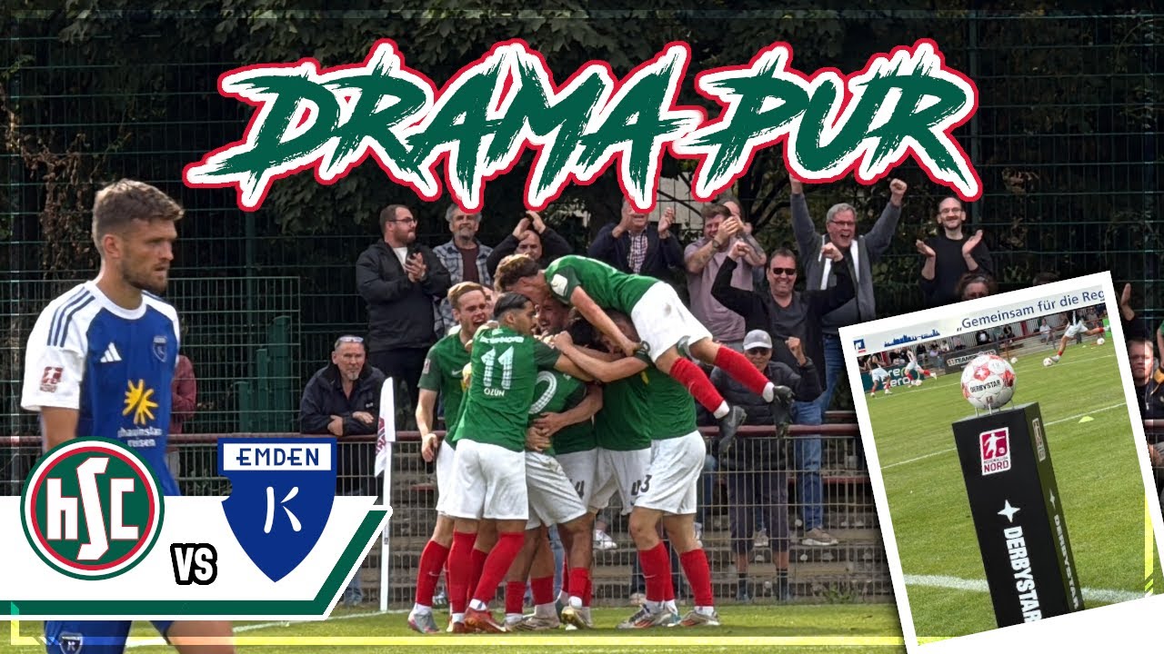 Vereinsfieber: Hannoverscher SC - Kickers Emden // Dramatik in der Nachspielzeit!