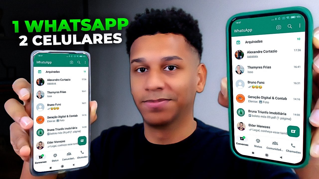 Como Usar o WhatsApp em Dois Celulares - Nova Função Oficial!