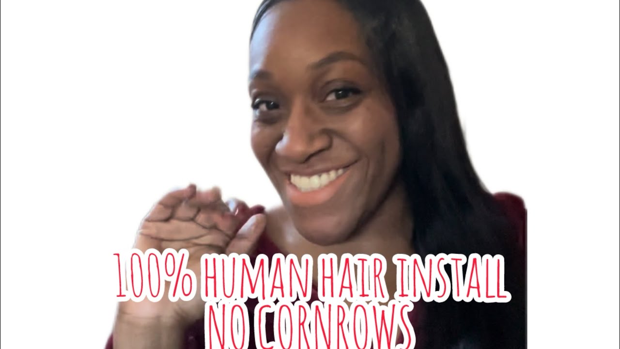 100% human hair clip in’s without cornrows! 