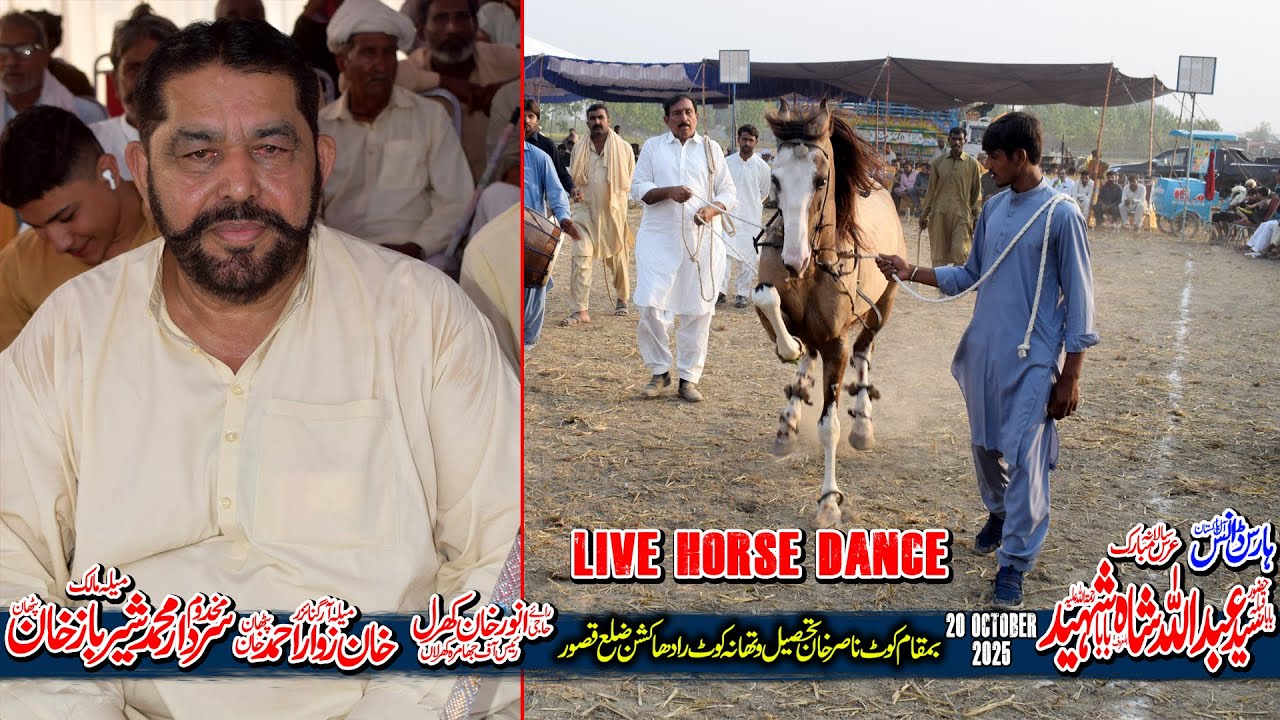 Live Horse Dance l Kot Nasir Khan Kot Radha Kishan Qasoor l Sardar Muhammad Shear Baz Khan Pathan