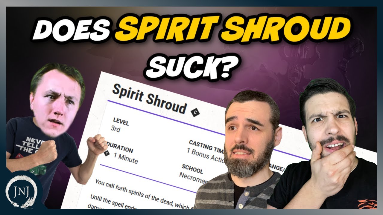 Sorry @ThisCrits Spirit Shroud is AWFUL | Spirit Shroud vs Hunters Mark / Hex | Magic in D&D 5e