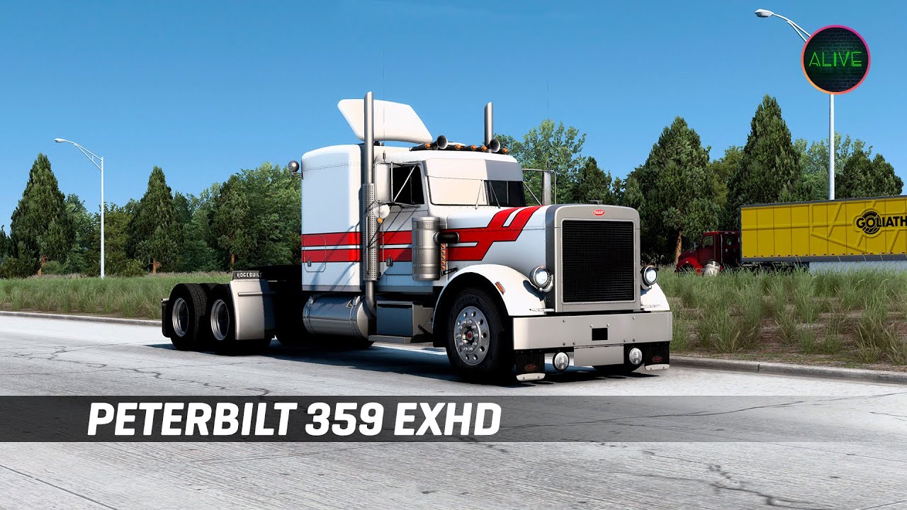 PETERBILT 359 EXHD (OUTLAW) - ОБЗОР МОДА ДЛЯ #ATS 1.46