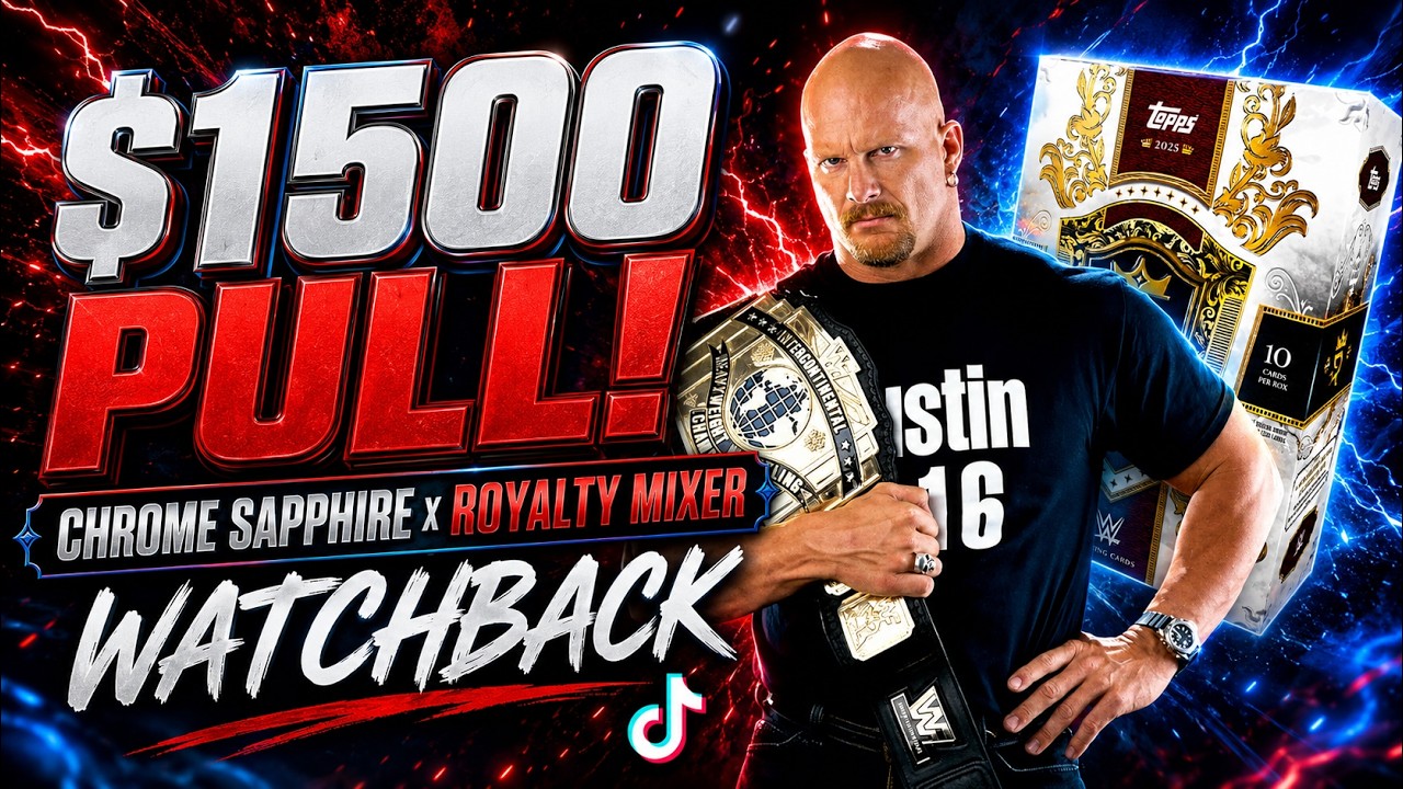Розыгрыш карты на 1500 долларов!! | Topps WWE Chrome Sapphire x Royalty Break | 28.05.26