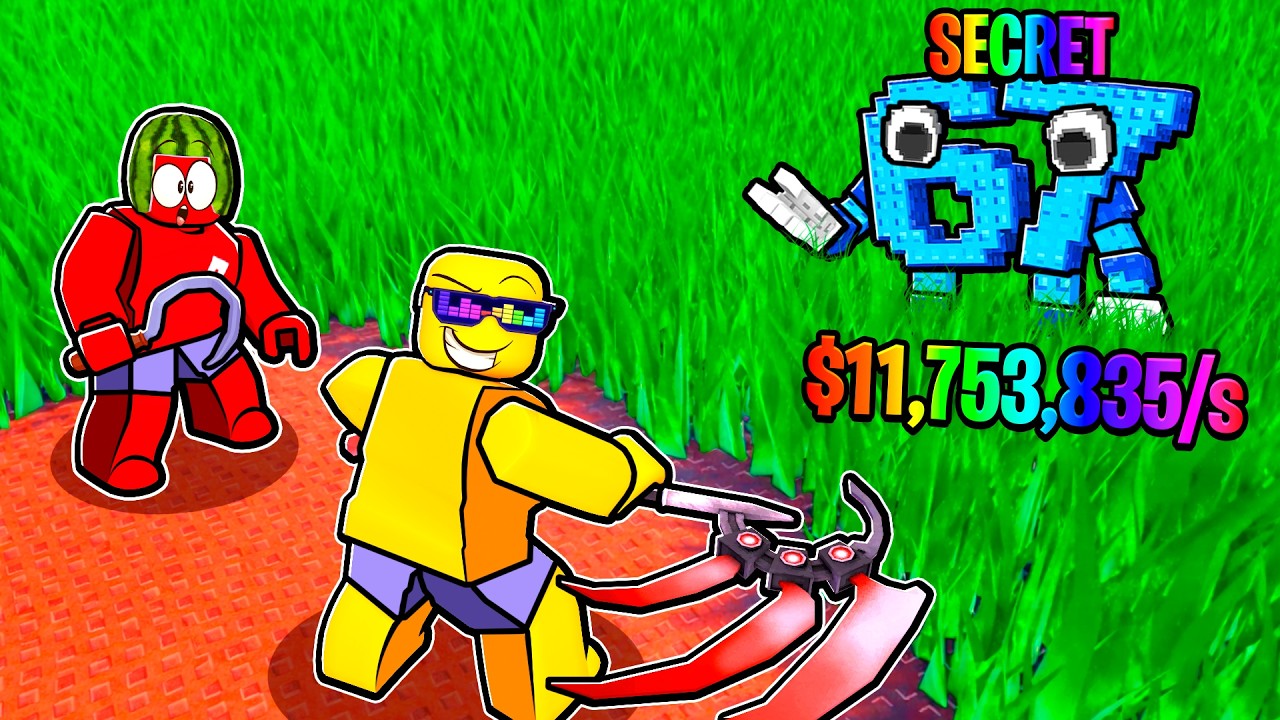 Cutting Grass for Brainrots (Roblox)