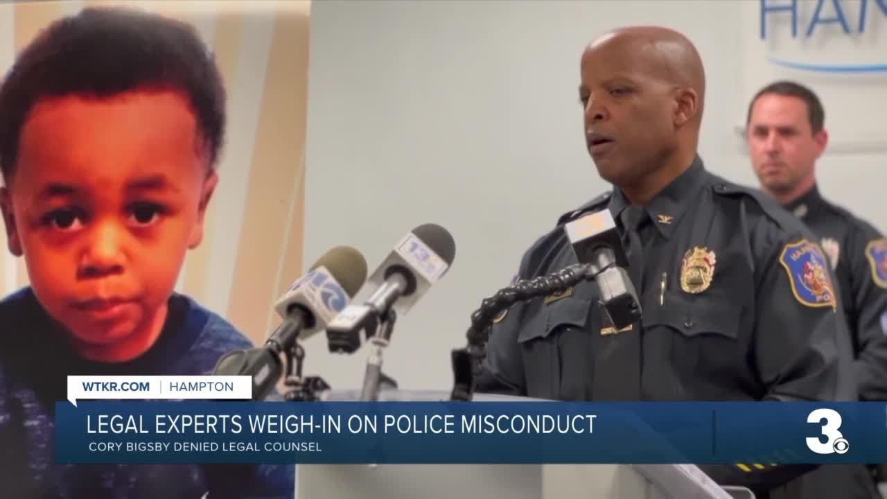 Legal experts weigh in on police misconduct in Codi Bigsby case