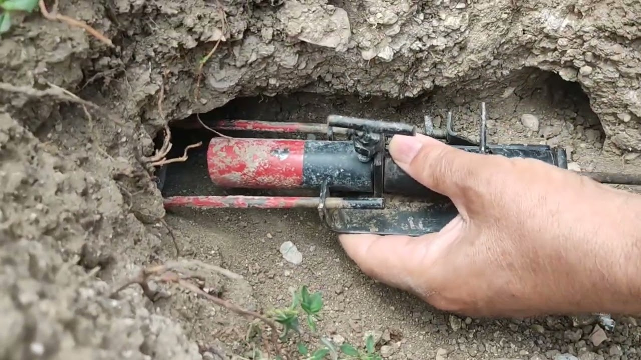 Köstebek Tabancası Nasıl Kullanılır Köstebek tuzağı