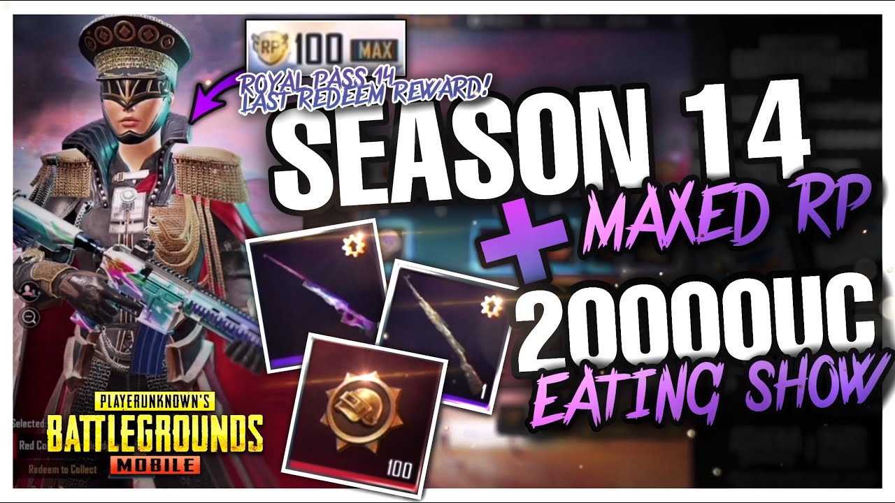 BEST LUCK OF ATHENA'S 20000UC EATING SHOW | NEW ROYAL PASS REVIEW - PUBG MOBILE