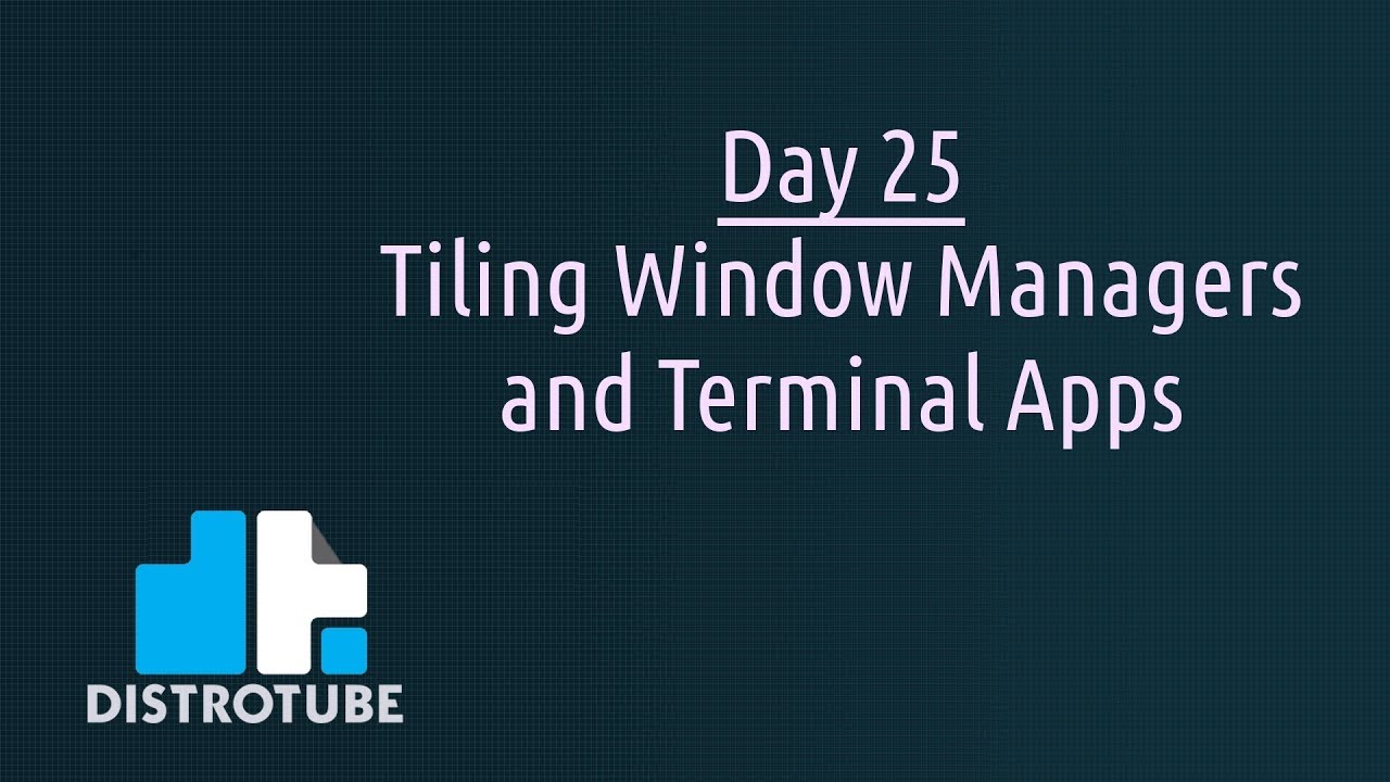 Day 25 of Tiling Window Managers and Terminal Apps