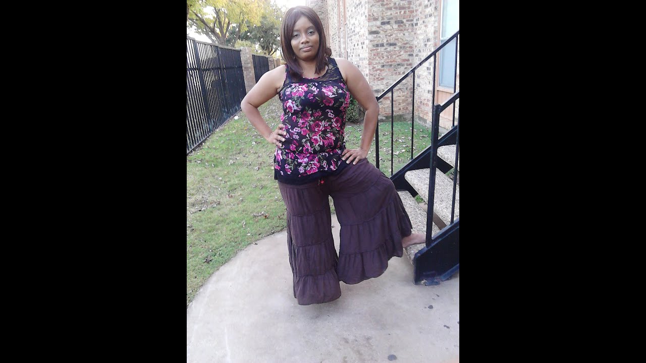 Palazzo Pant Series: Frm upcycled skirt
