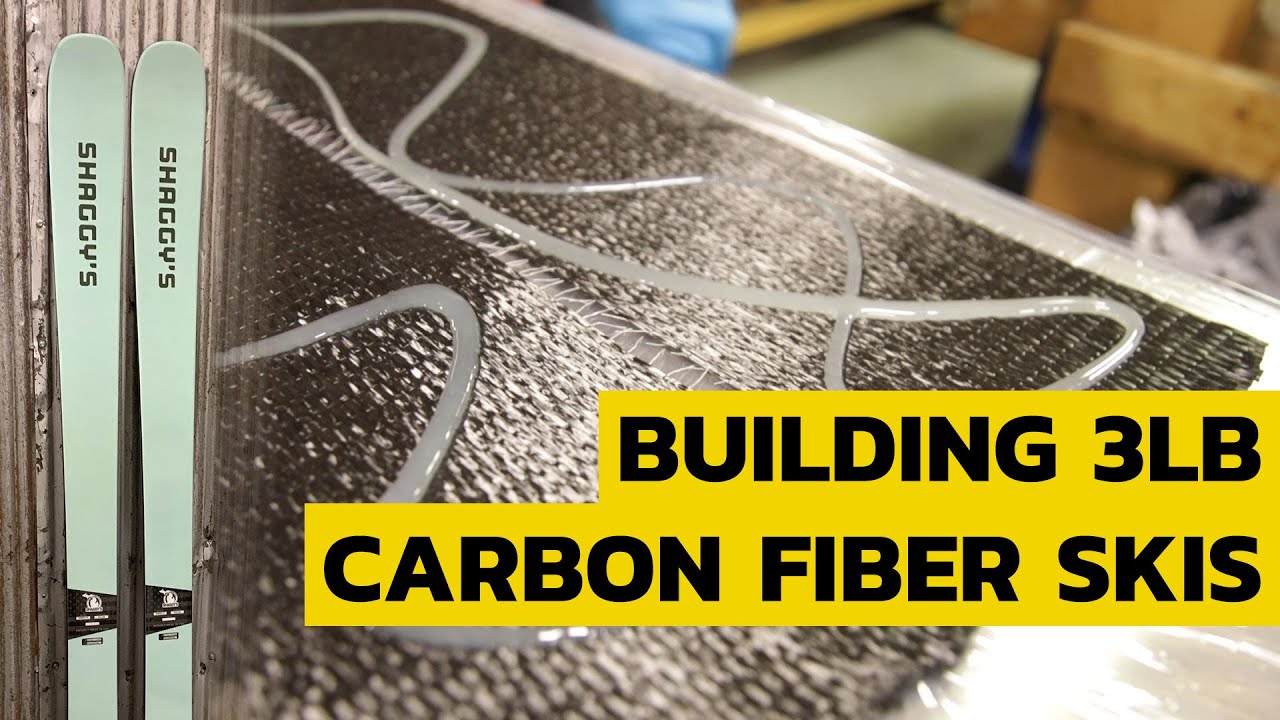 Building 3lb Carbon Fiber Skis (6lb/pair)