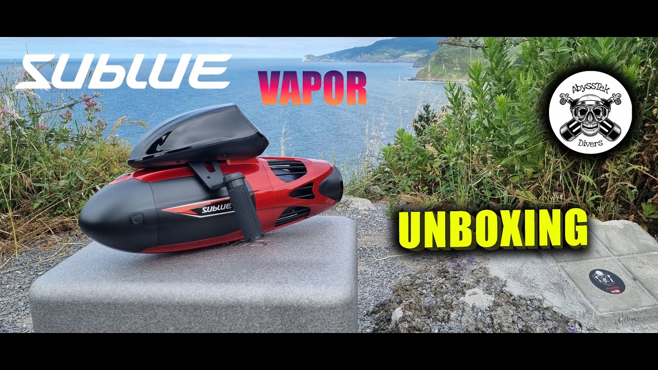 SUBLUE VAPOR UNDERWATER SCOOTER UNBOXING