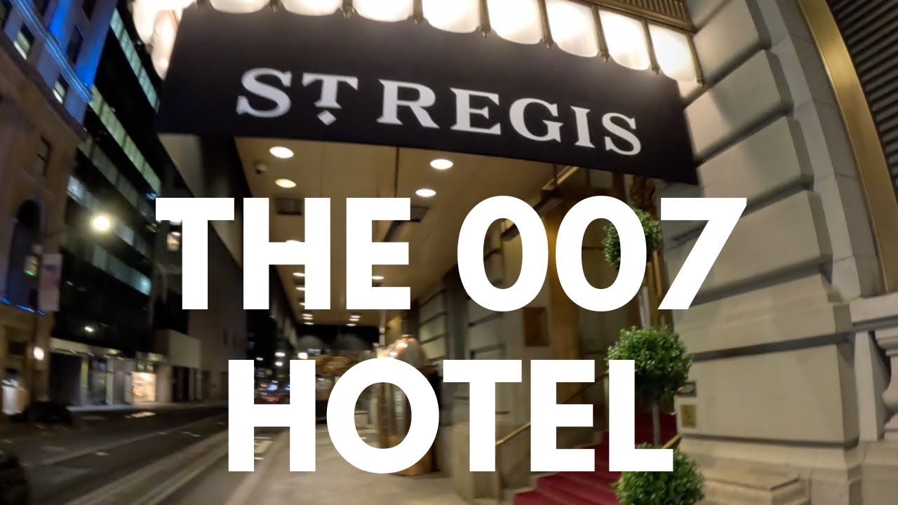 We stayed at James Bond's Favorite Hotel - The St. Regis New York