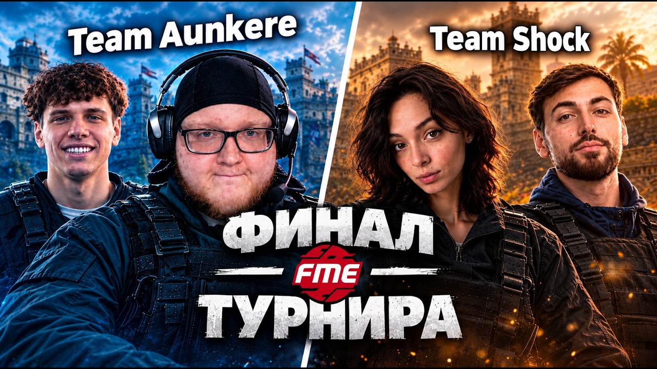 ХЕЛИН ИГРАЕТ ФИНАЛ ТУРНИРА FME ВМЕСТЕ С AUNKERE IRBITKA DMITRIY LIX ПРОТИВ SHOCK KORYA_MC И MURZOFIX